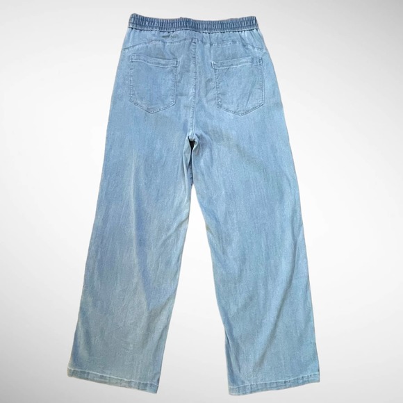 Rewash Light Blue Wide Leg Pants - Picture 2 of 10